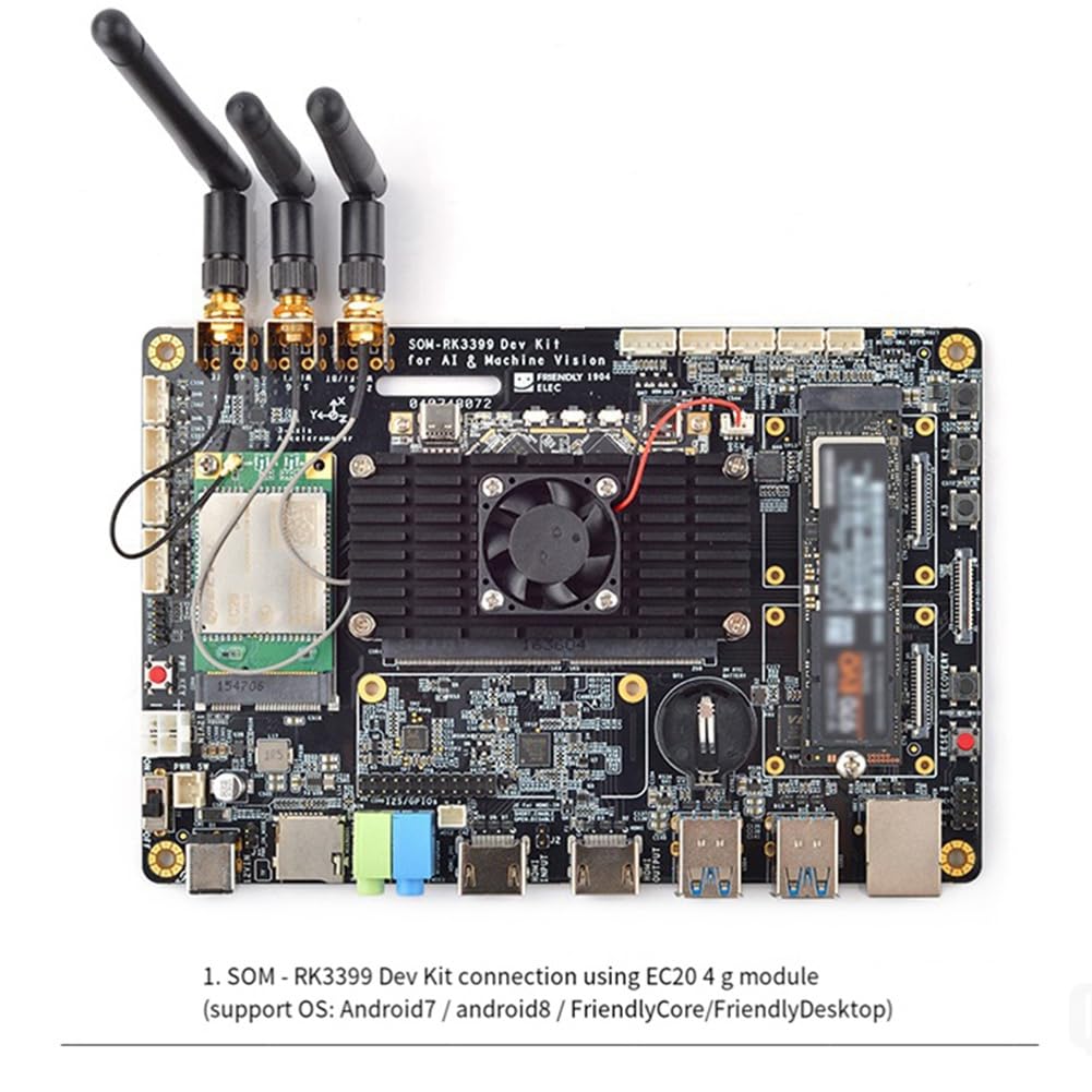 Cosmin Module Wi-Fi double bande M.2, module de communication sans Netcom 4G LTE EC20, , installation facile, facile à utiliser - A