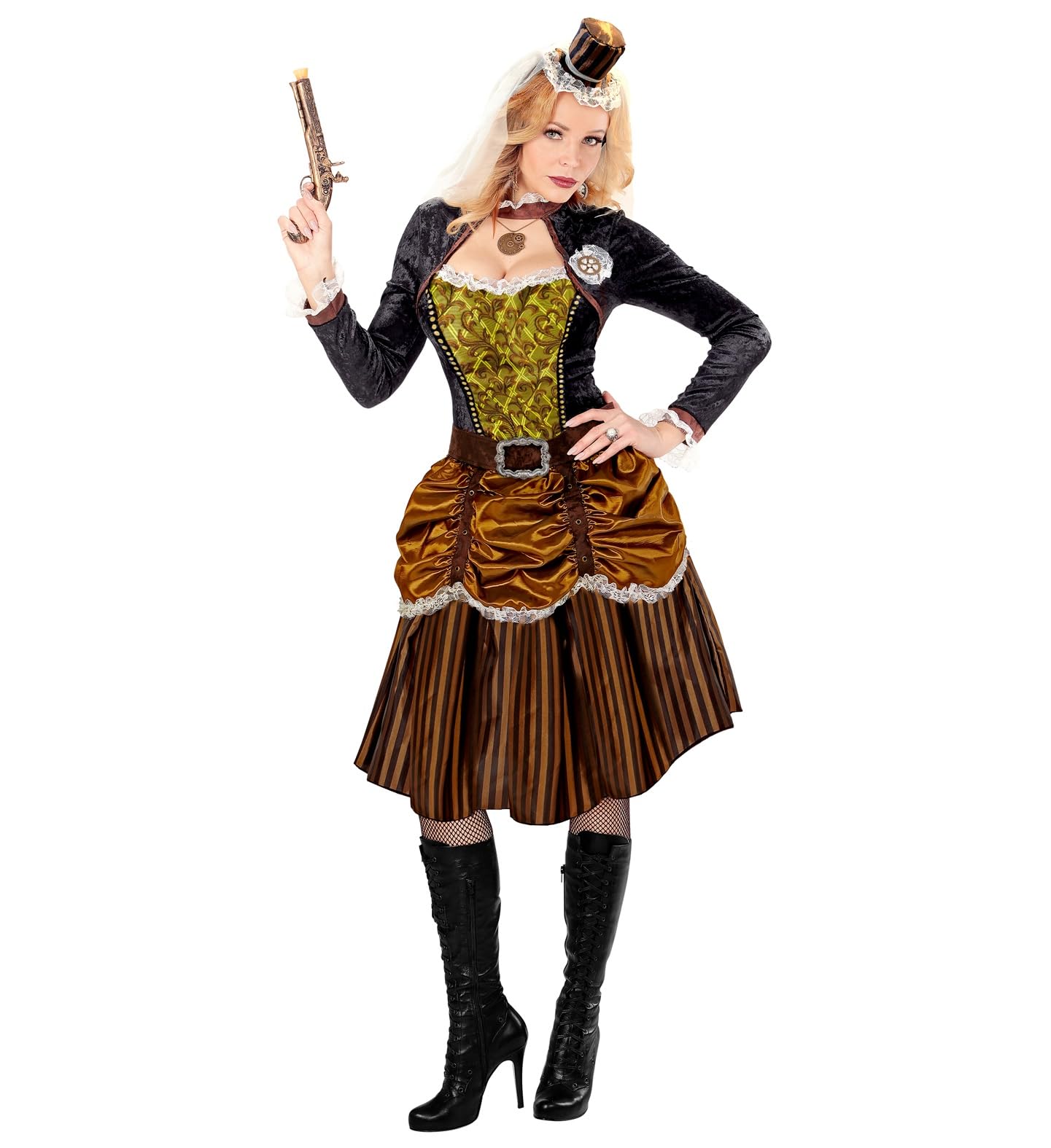 Widmann STEAMPUNK GIRL MEDIUM FOR FANCY DRESS COSTUME
