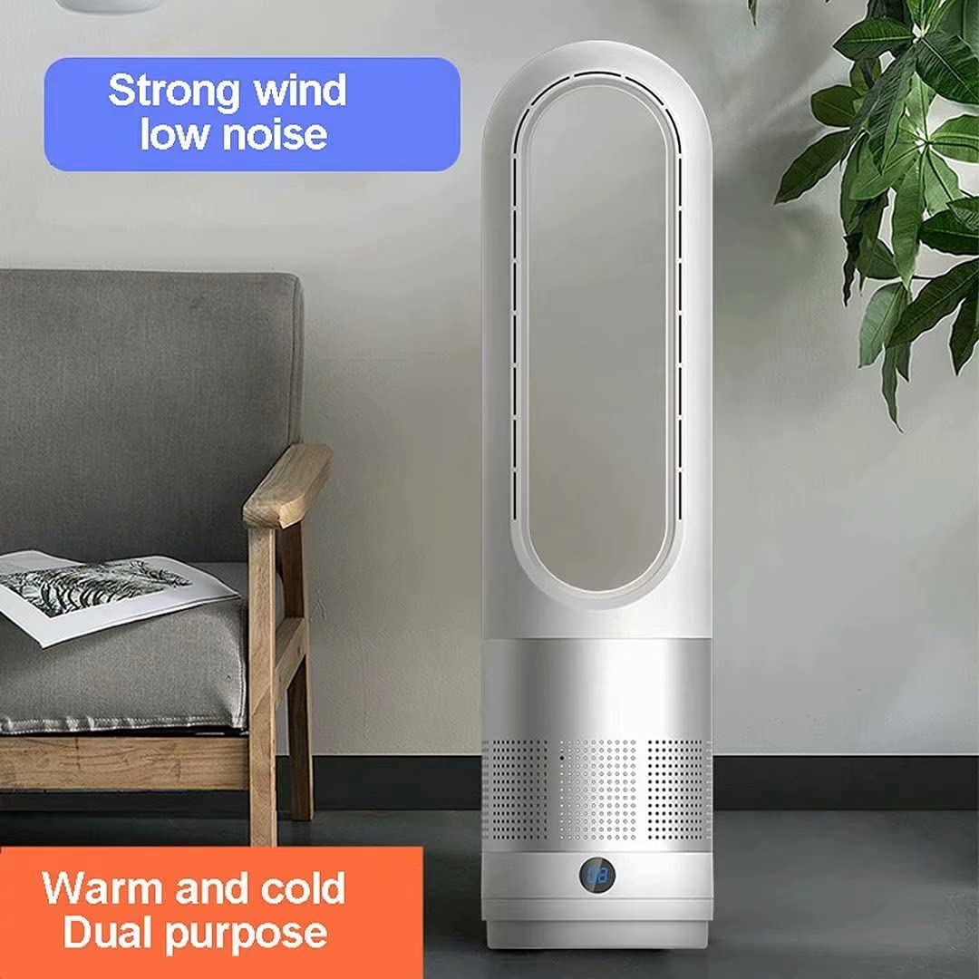 SABYDICAR Cooling and Heating Fan,18 Bladeless Tower Fan,1400W Space  Heater,Leafless Fan with 80° Oscillating/8 Speeds/8h Timer/LED  display,Pedestal Fan : Amazon.co.uk: Home u0026 Kitchen