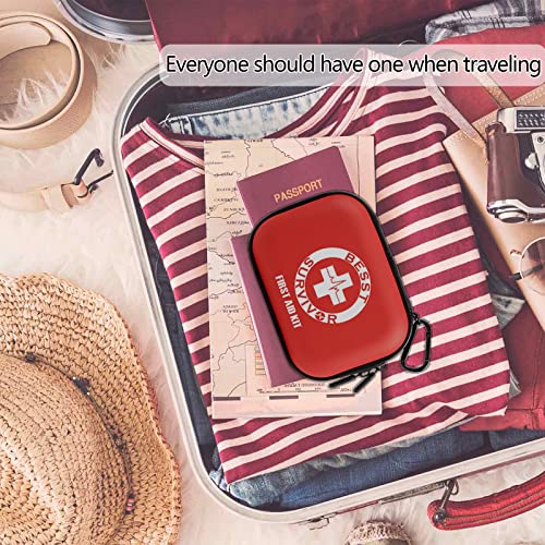 Image of Mini Durable First aid kit -Small Hard Shell Medical Kit for Home, Businesses -Waterproof EVA Emergency First Aid Supplies -Perfect for Boat, Sports, Car, Hiking, First Aid Kit Bag, Survival kit