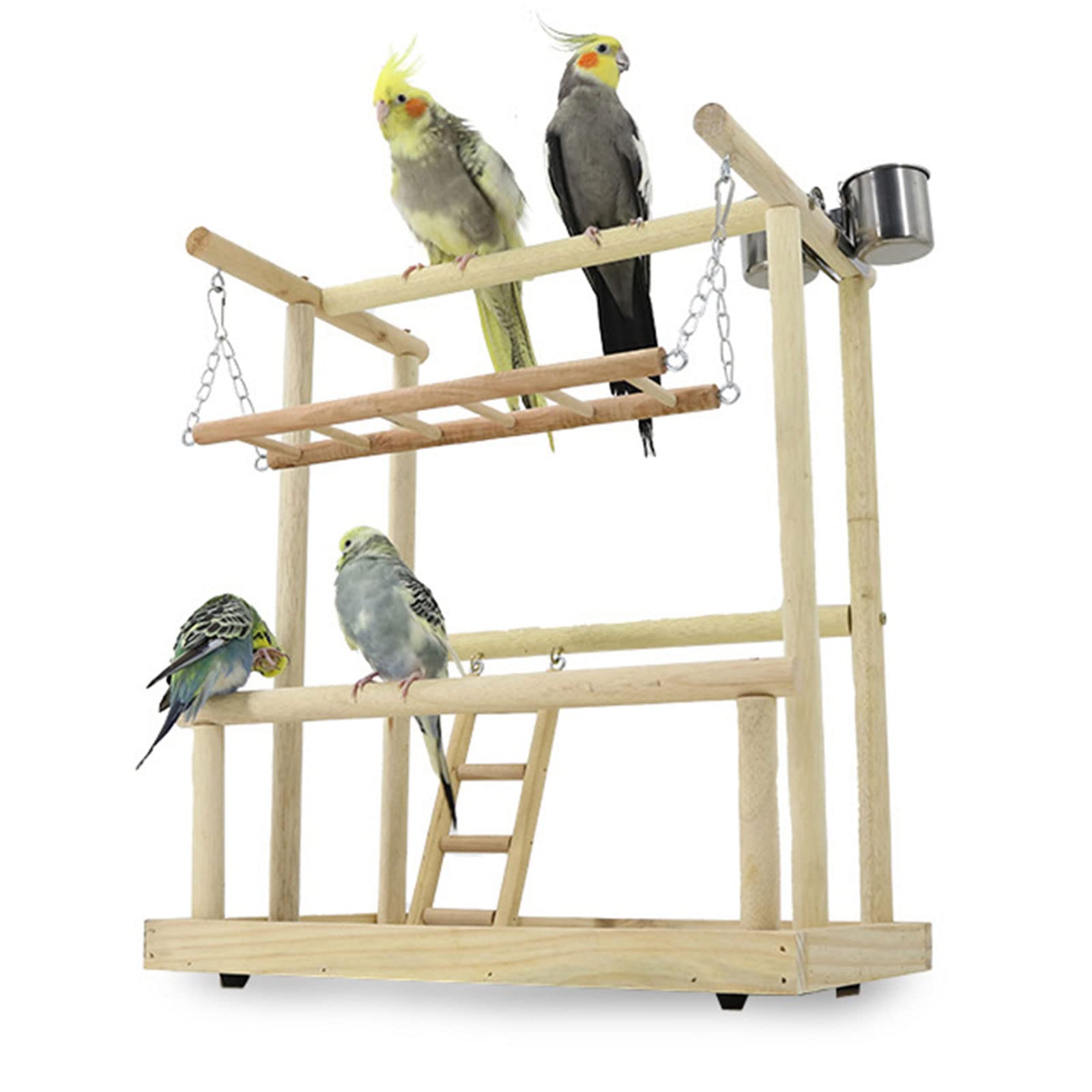 Papageien Spielständer, Barsch Gymnastik, Vogel Gym, Sittiche, Spielzeug, Vogelspielzeug, Vogelkäfigständer, Spielplatz, Sitzstangenständer, Papageienständer, Vogelkäfig