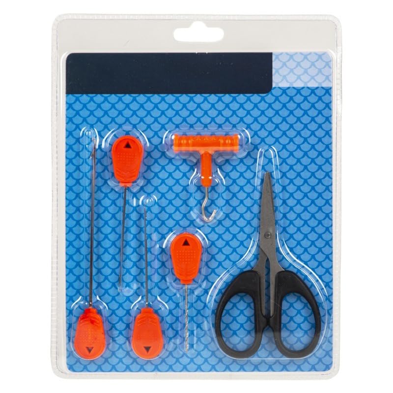 Set de 6 herramientas para pesca de carpa con accesorios
