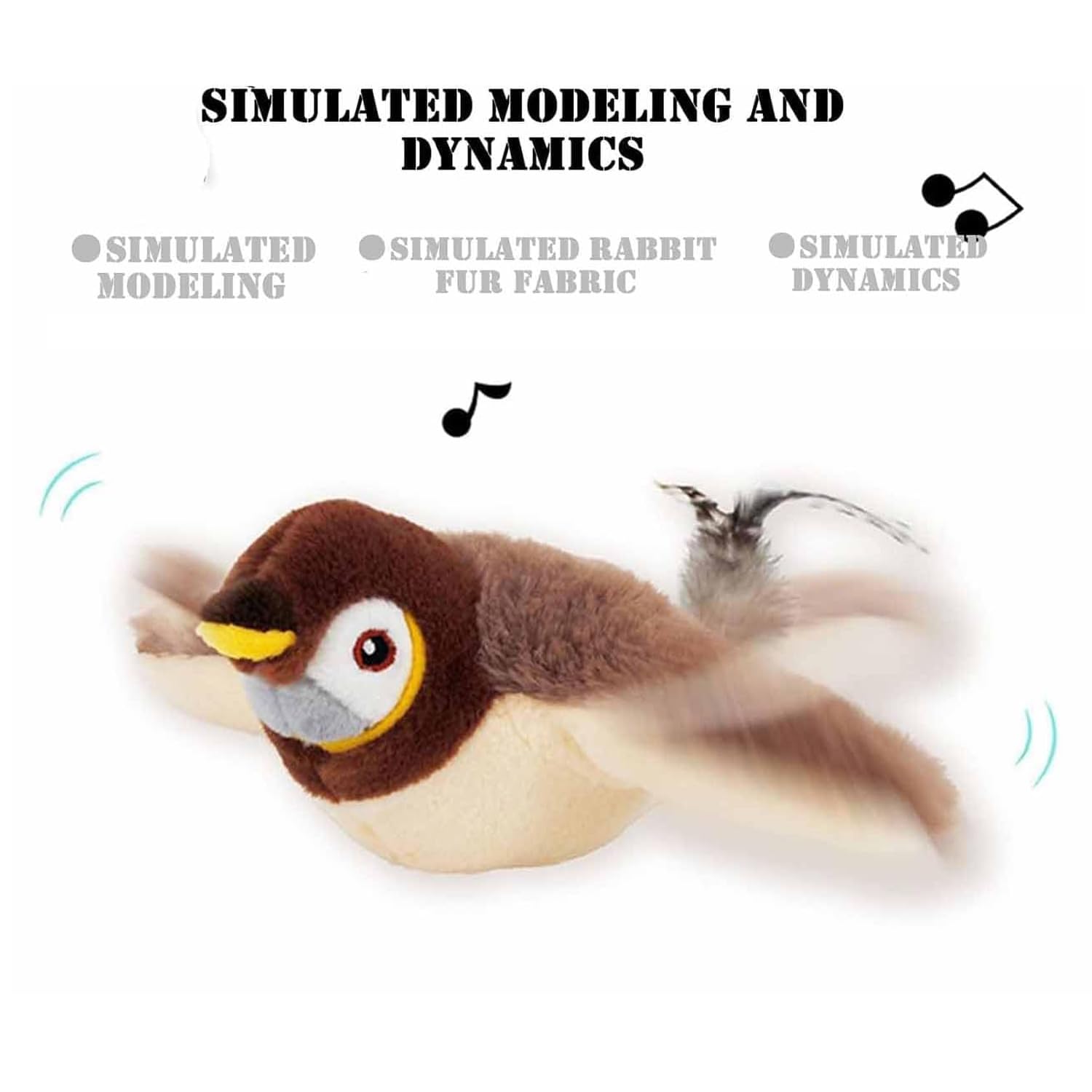 Flapping Bird Cat Toy, Interactive Cat Toys - Image 4