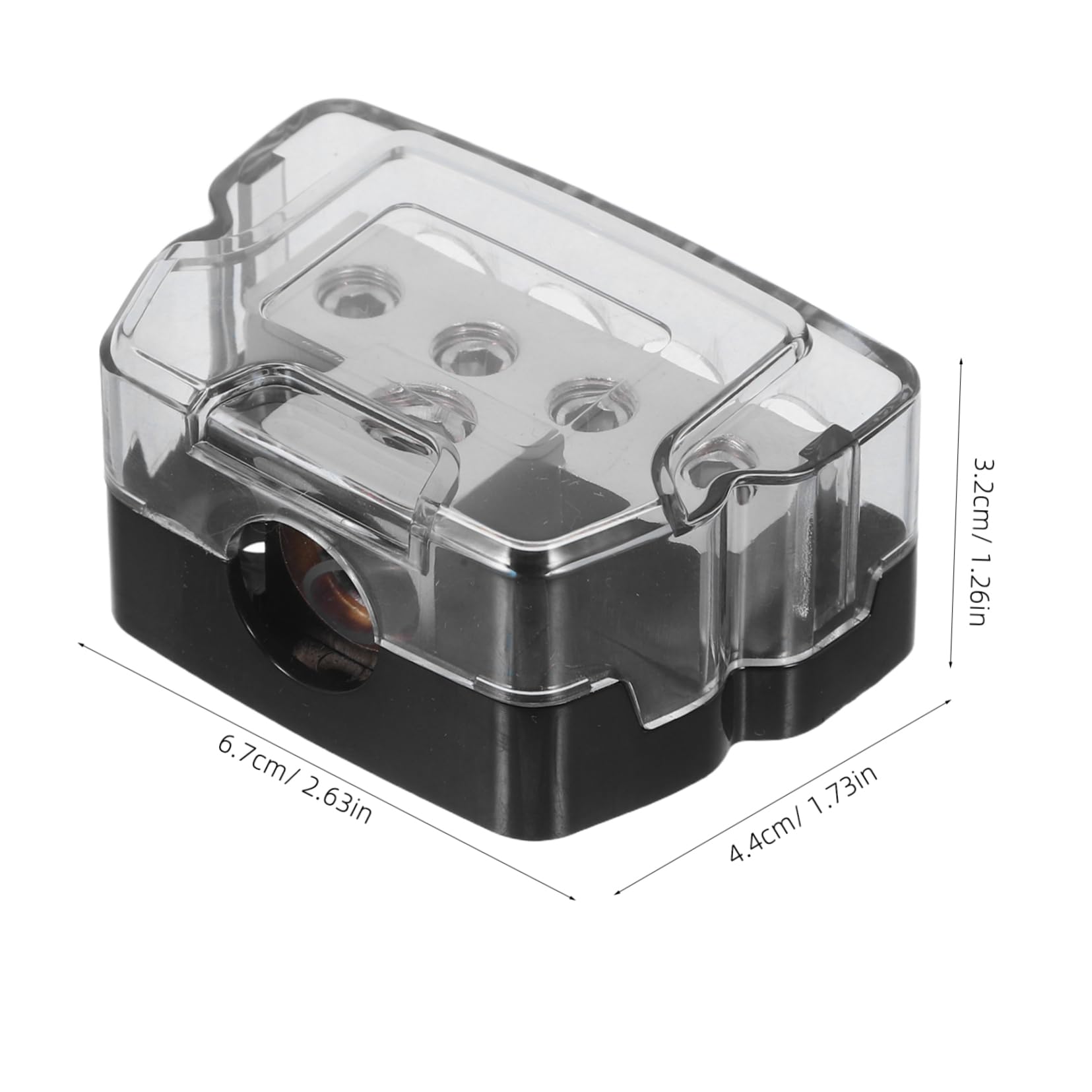 MUSISALY 1 Set Portable Car Audio Power Splitter Ground Distribution Block for Effortless Installation Vehicle Sound Systems Compatible with Multiple Car Models