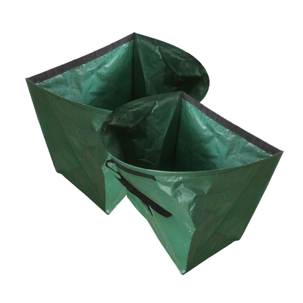 Parliky Garden Leaf Bag Set of 2 Collapsible Waste Bags Efficient Semicircular Design for Yard Debris