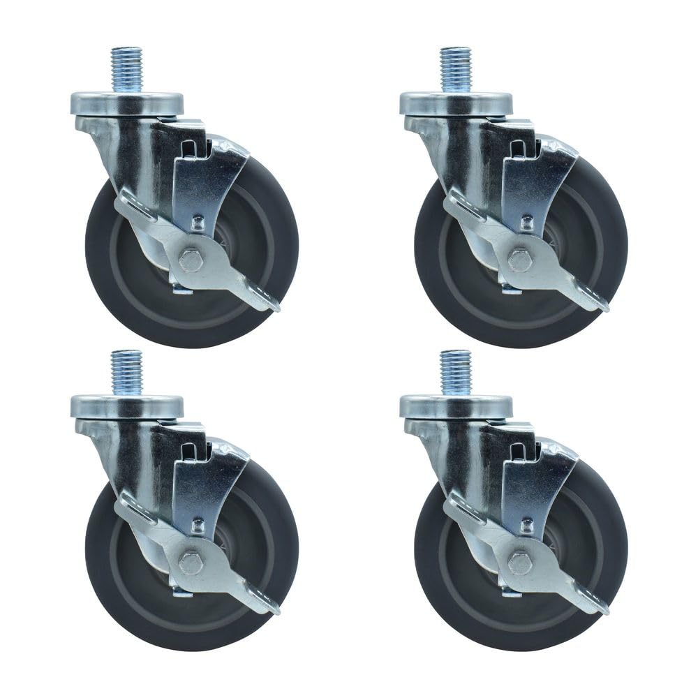 BK Resource Gray Rubber / 5" / 1 Hardware