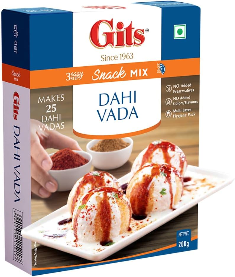 Gits Instant Dahi Vada Snack Mix, 200g