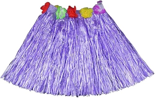 Miniatura 4 de Falda corta de hierba hula para niños, falda corta de hierba de plástico para el día del niño, fiesta de verano, fiesta en la playa