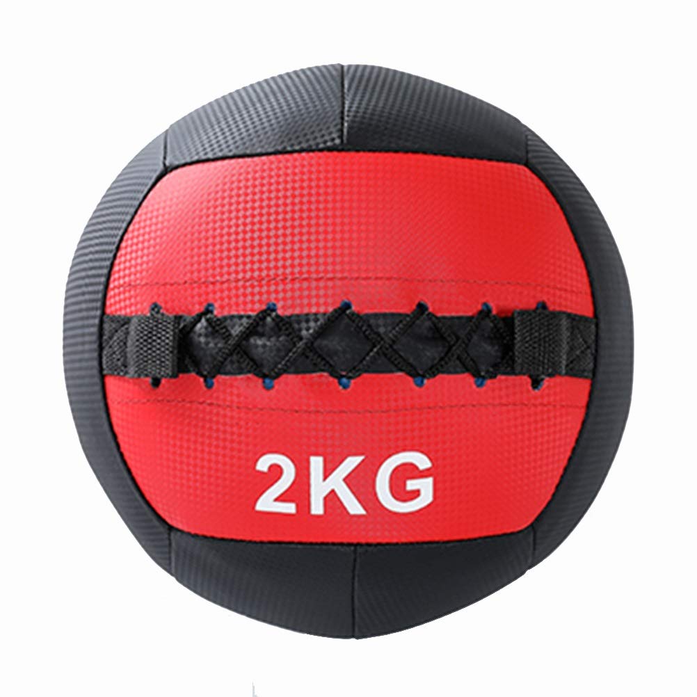 Palle AGYH mediche Morbido Medicine Ball, Cuoio Sintetico Squash Palla Fitness, Usato for Muscle Training, Esercizio Aerobico, Allenamento di Resistenza, 8 Pesi, 2-12KG (Size : 2KG)