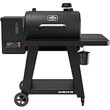 Oakford 875 Pro Pellet Gril with 824 SQ In Cooking Area, Cast Iron Grates, I-Site View Indicator, Heavy Duty Pellet Smoker Grill with Bluetooth Connectivity - 910-0512