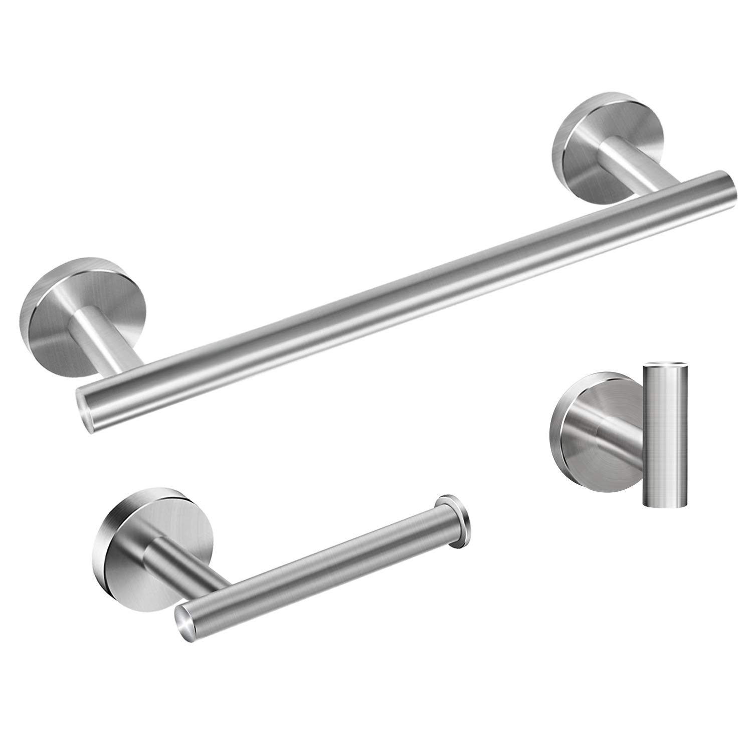 Buy Towel Bars Bathroom Accessories Set 3 Pieces Stainless Steel