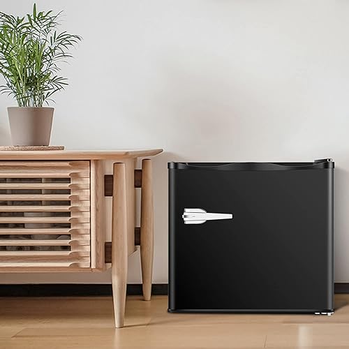 Miniatura 7 de Antarctic Star Mini congelador vertical -1.2 pies cúbicos Congelador compacto con estantes extraíbles y termostato ajustable, para el hogar, la Negro