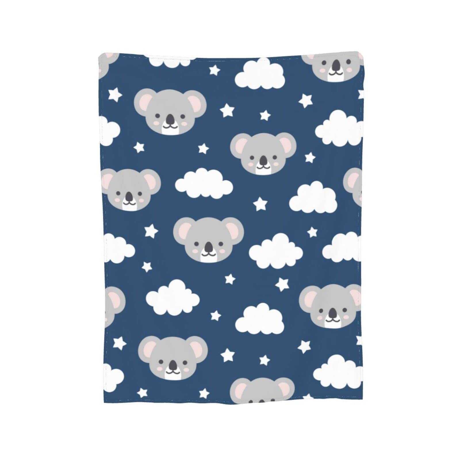Kuscheldecke Mit Süßem Koala-Motiv – Flauschige Überwurfdecke Für Sofa & Bett, 152 X 203 Cm, Violett, Gemütlich & Weich