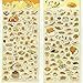 BLOUR 2 pièces/Ensemble Mignon Dessin animé Gudetama Autocollant Bricolage décoration Autocollant pour Album Scrapbooking Journal Kawaii Autocollants Jouets Enfants Cadeau