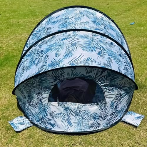 Tienda de campaña de playa para tardes de sol en el jardín y parque 3