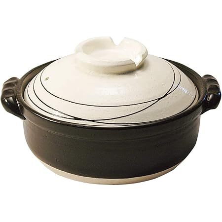 マルヨシ陶器 白らせん Ih土鍋 8号 M4073 茶 2 4l 土鍋 Ih対応 おしゃれ 8号 M4073 土鍋 オンライン通販