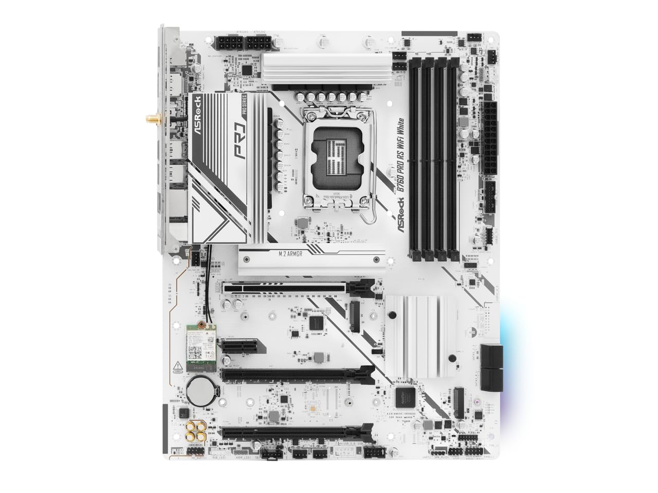 ASRock B760 Pro RS WiFi White LGA1700 Intel ATX Motherboard DDR5