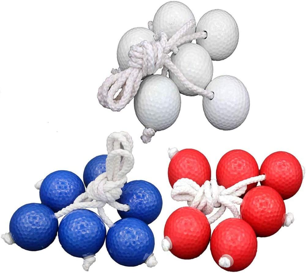 Qtimal Ladder Toss Game Replacement Ladder Balls, 3 Colors Tournament Quality Bolos Bolas with Real Golf Balls (9 Pack) : Sports & Outdoors