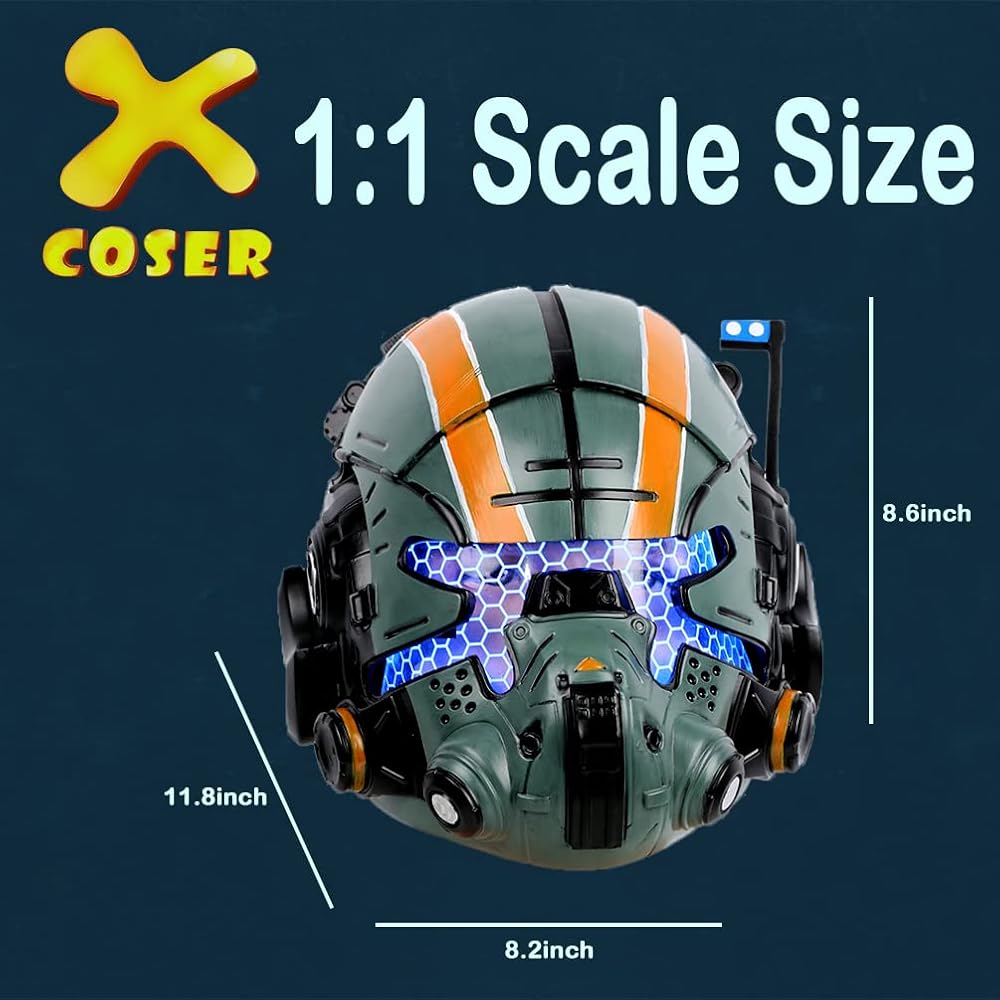 Xcoser製　Titanfall 2 パイロットヘルメット　ジャッククーパー Xcoser製 Titanfall 2 パイロットヘルメット ジャッククーパー