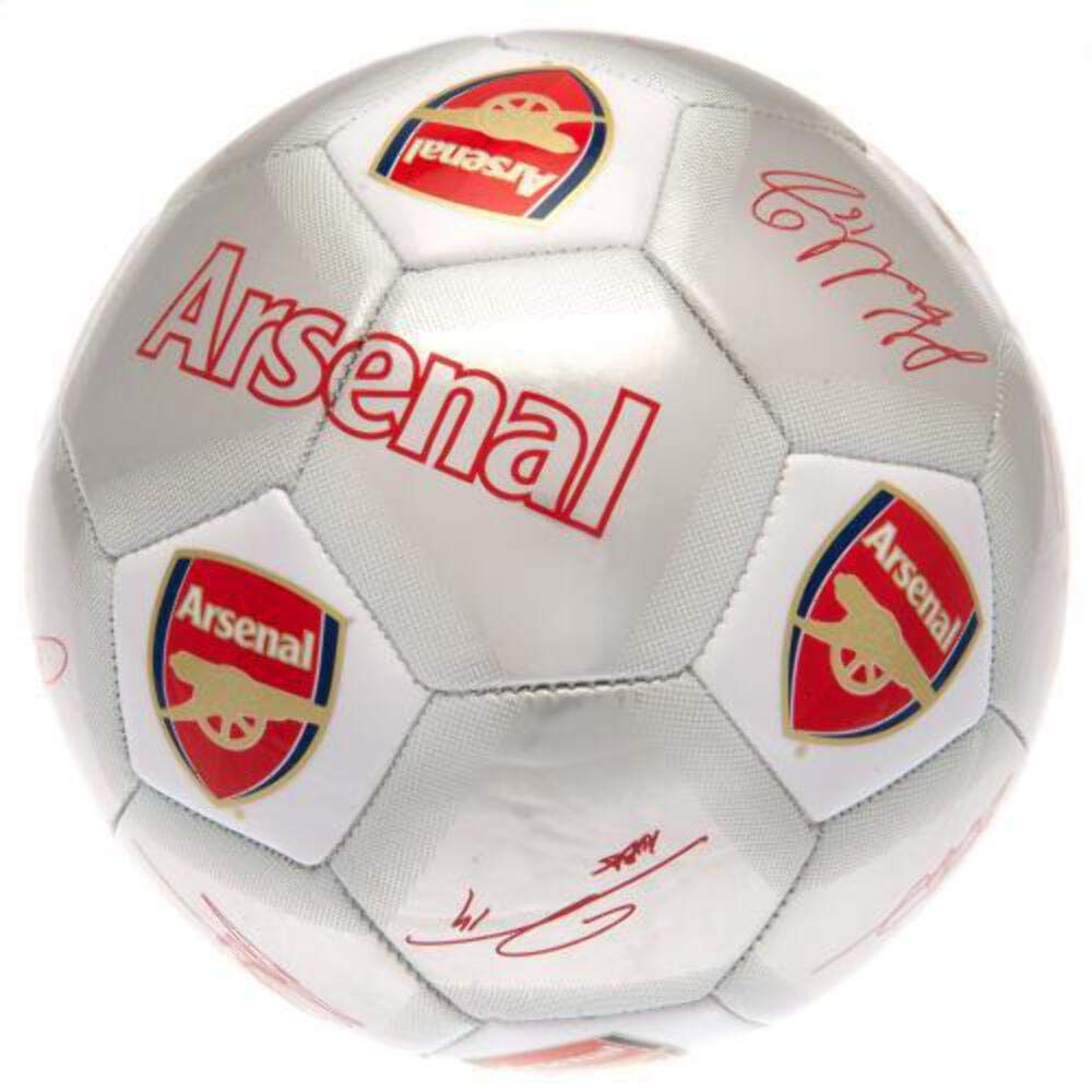 Arsenal F.c. Men's Silver Arsenal Fc Football Signature Sv