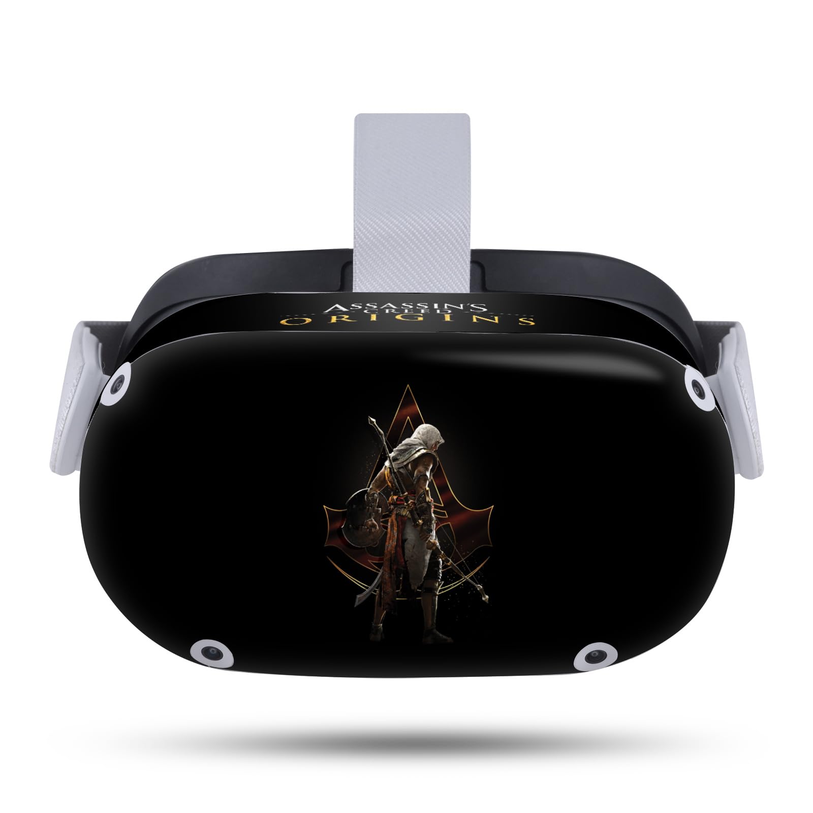 Head Case Designs Officially Licensed Assassin's Creed Bayek Crest Origins Character Art Vinyl Sticker Skin Decal Cover Compatible with Meta Quest 2