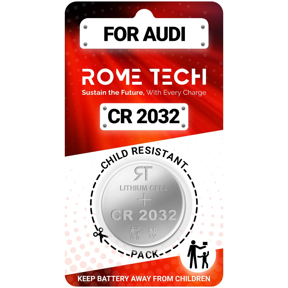 Key Fob Battery Replacement CR2032 for AudiA3 A4 A5 A6 A7 A8 Q3 Q4 Q5 Q6 Q7 Q8 R8 RS RS3 RS4 RS5 RS6 RS7 S3 S4 S5 S6 S7 S8 SQ5 SQ7 SQ8 TT Allroad