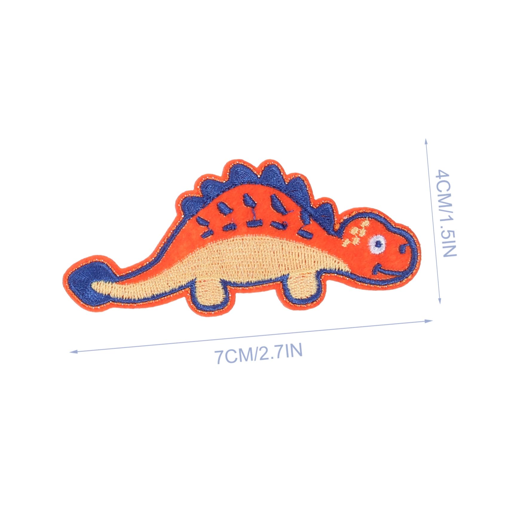 SHINEOFI 3 Stück 2 Dinosaurier-Aufkleber Flicken aufnähen Aufnäher für Jeans Ornament für Kinder schuhreparatur kinder bastelset Reparaturmaterialien für Kleidung Rucksack-Patches Polyester