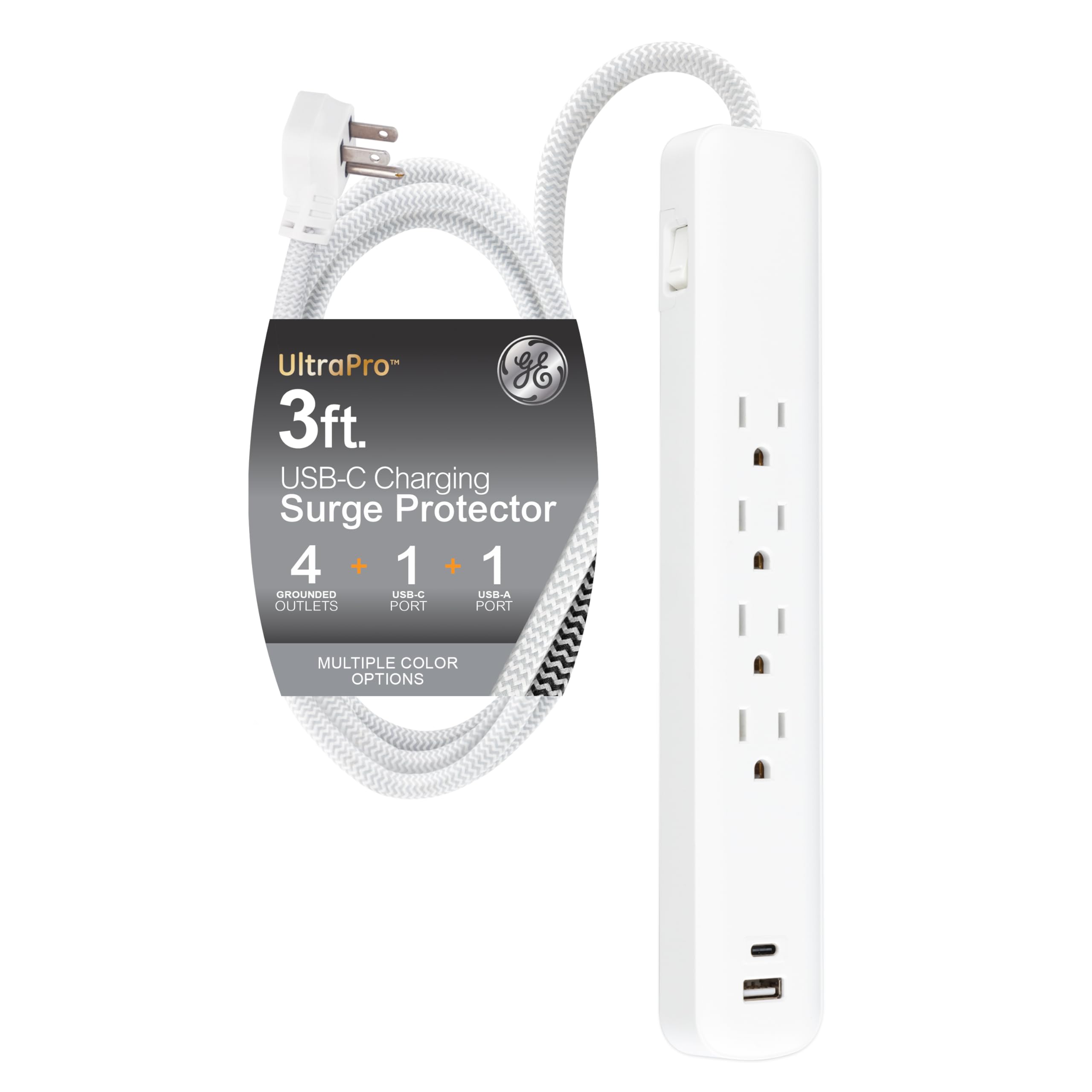Amazon.com: GE Surge Protector Power Strip with USB Ports, 3 Ft