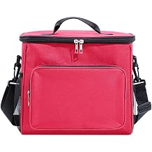 Spacious Oxford Cloth Cooler Bag with Integrated Aluminum Foil Insulation to Support Ice Retention and Food Freshness Off-Site