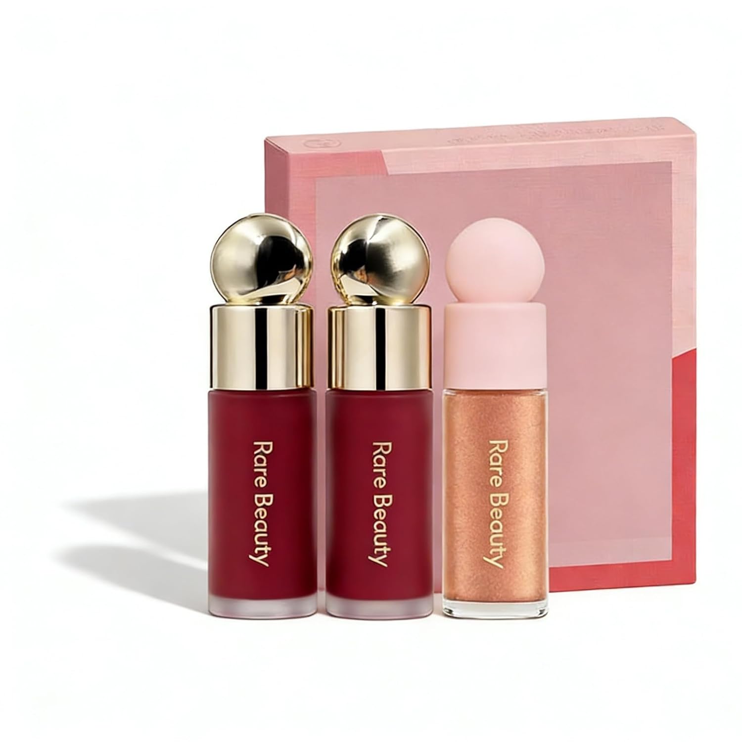 2Pcs Rare Beauty Soft Pinch Liquid Blush Mini, Happy & Hope Shades, Liquid Blush for Cheek Color, Rare Beauty Blusher for Natural Makeup 0.25 fl.oz (2pcs)