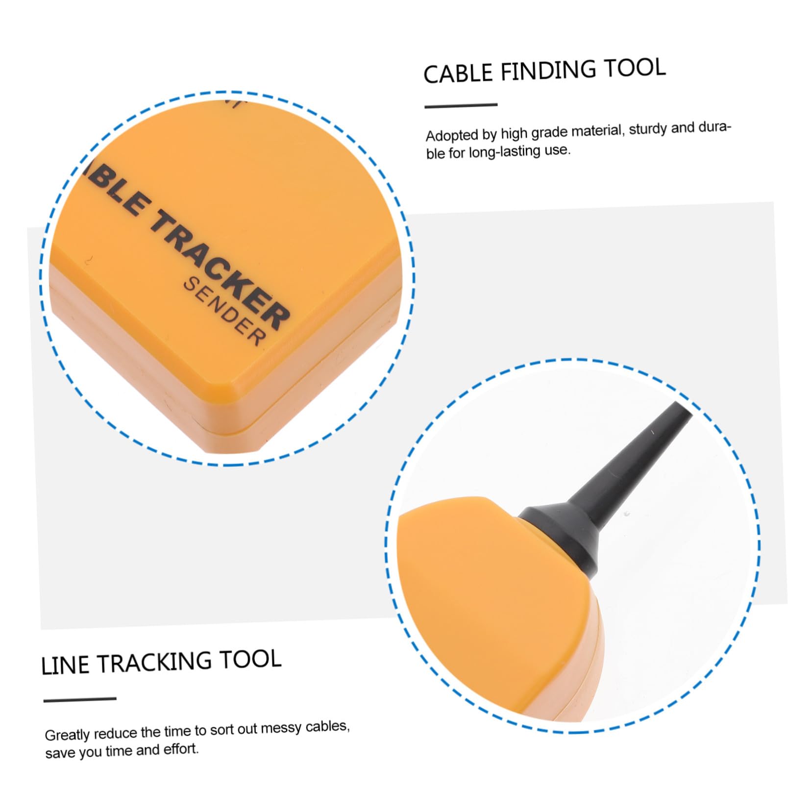 Buscacables Profesional para Teléfono y Comprobador de Circuito y Abierto Localizador de Cables con Función de Identificación Rápida Práctico y Duradero para Técnicos y