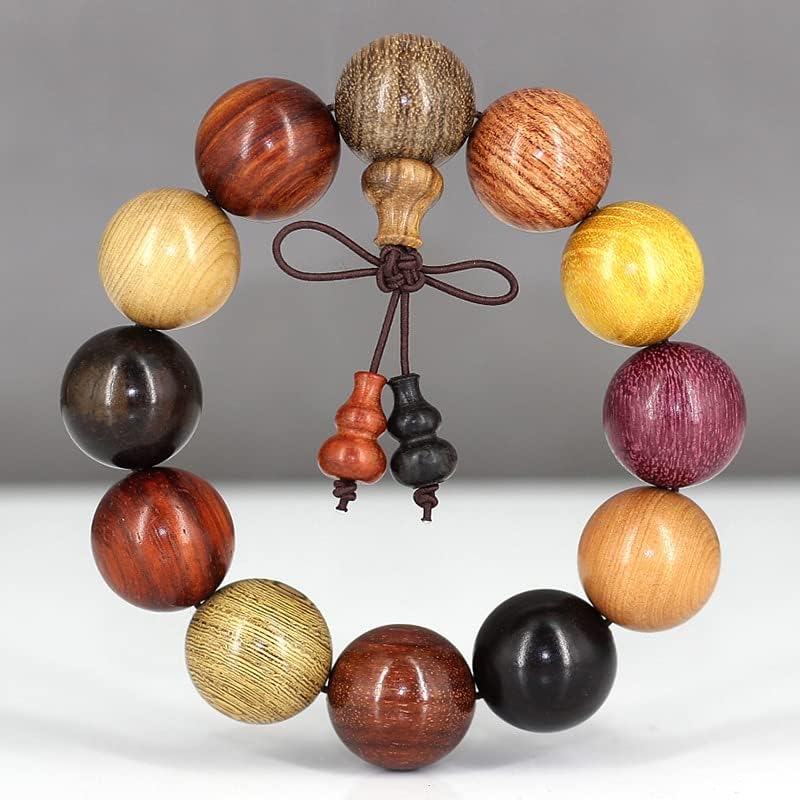 多宝珠手串2.0 檀木佛珠念珠108颗手链 多种材质(精选多宝珠手链0.8)