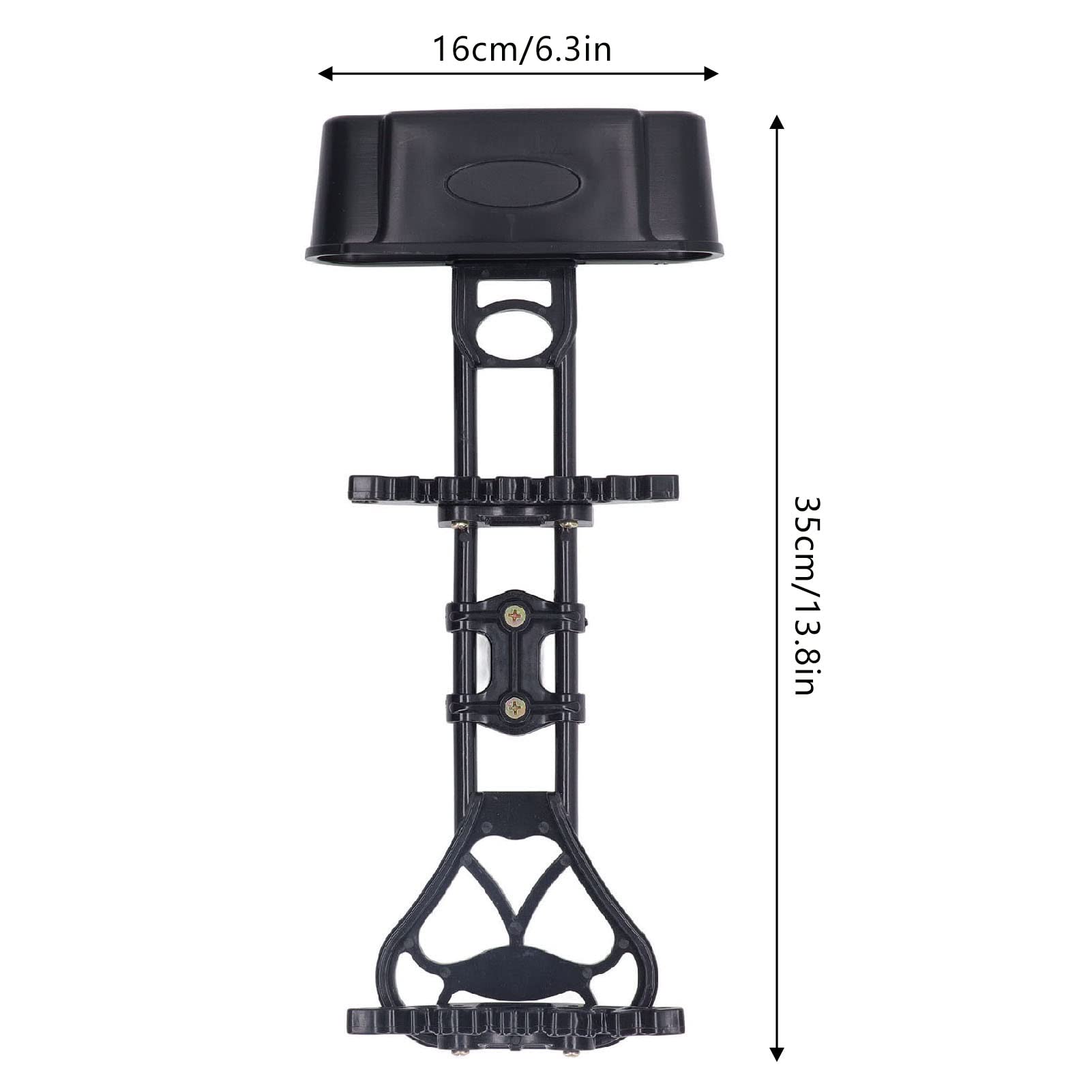 Topyond Faretra per Frecce Arco, Quiver Freccia Tiro con L'Arco, 6 Tubi Arrow Holder, Arco Compound Faretra per La Caccia, Tiro al Bersaglio, Realizzato in PE E Gomma Resistente