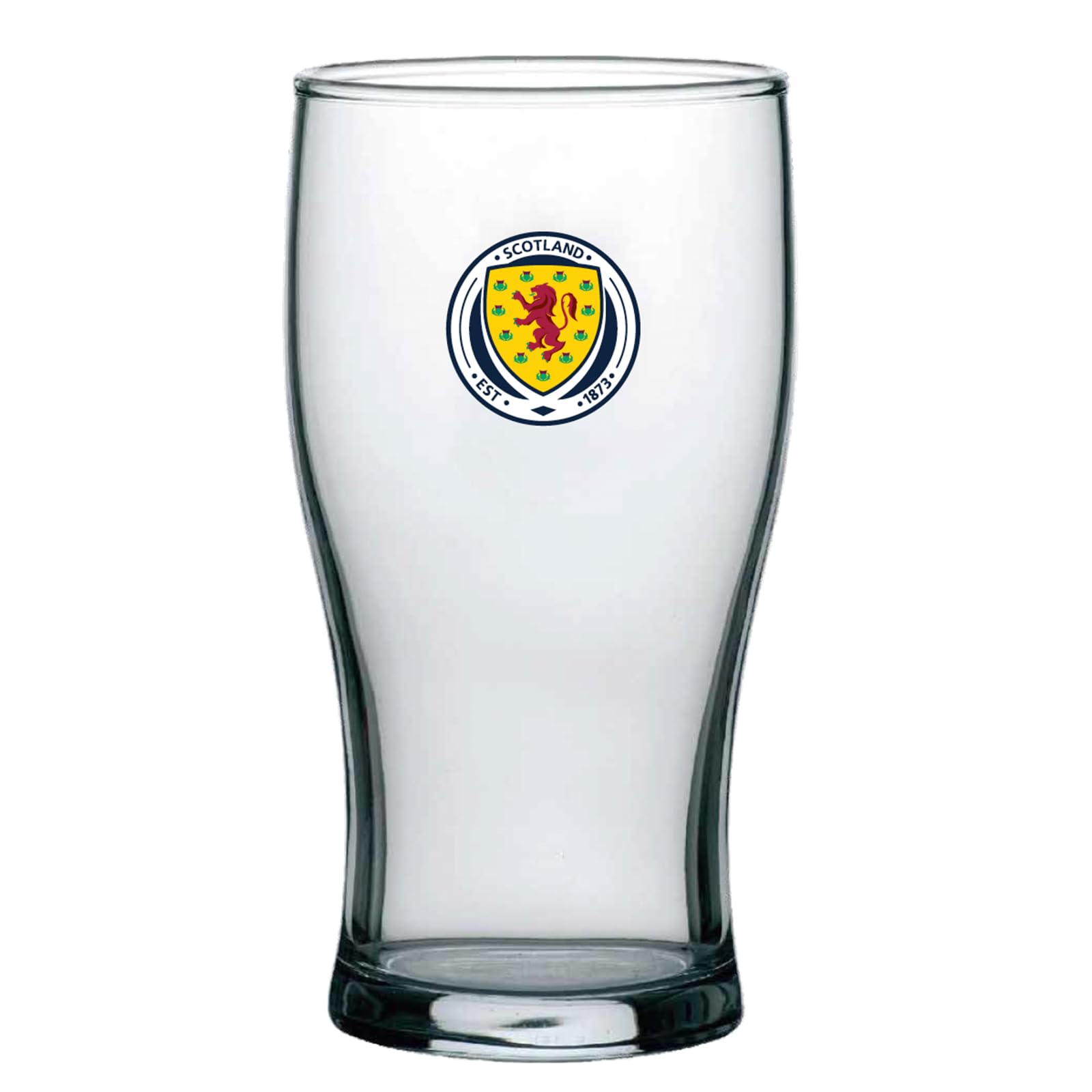Scotland Pint Glass Tulip Etched Crest Official SFA Football Gift