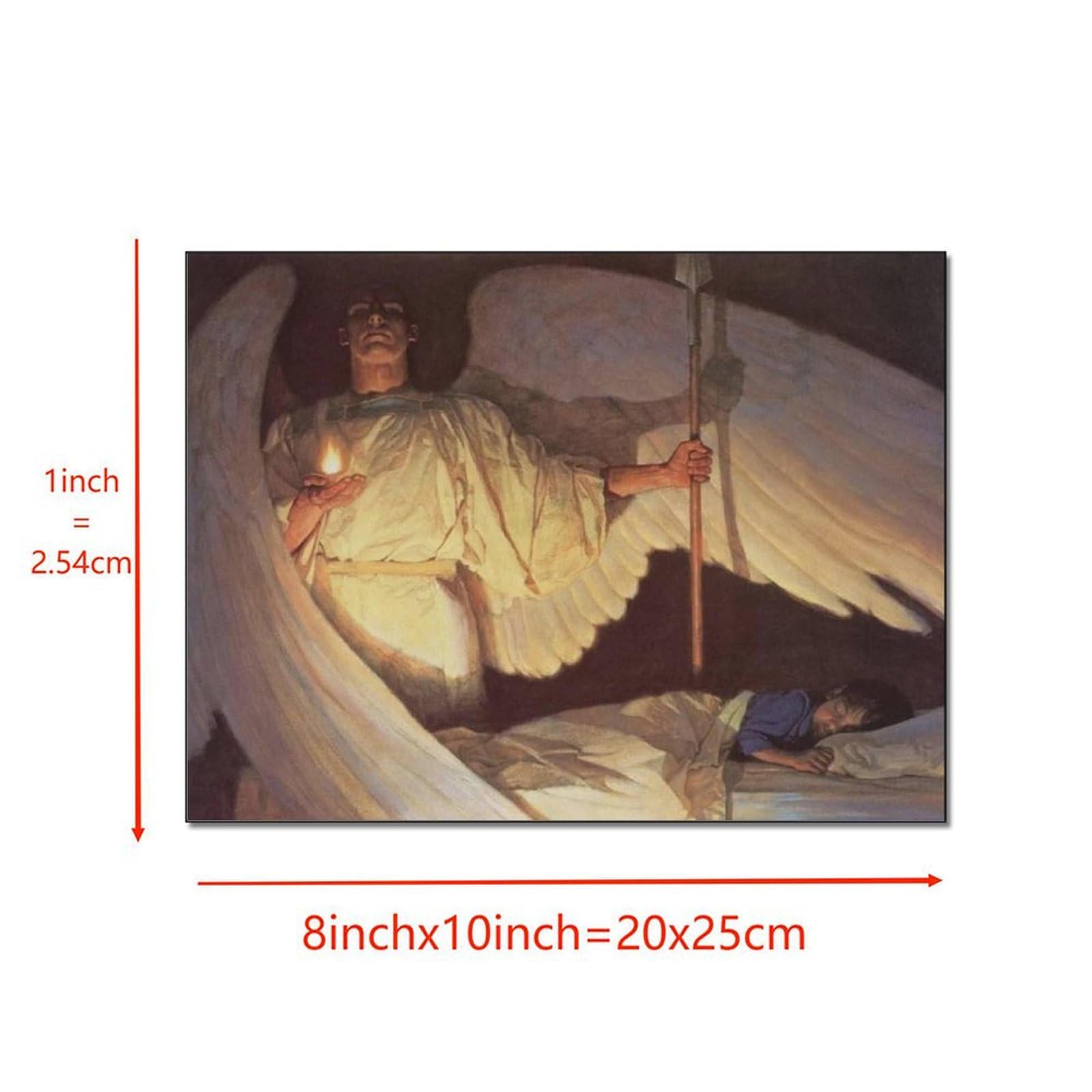 絵画 Night Angel #005 Thomas Blackshear The Night Watch Art Print Guardian Angel Holy