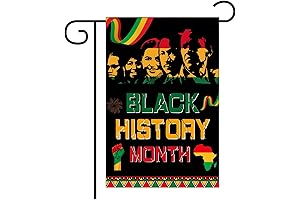 Black History Month Garden Flag: Celebrate African American Pride