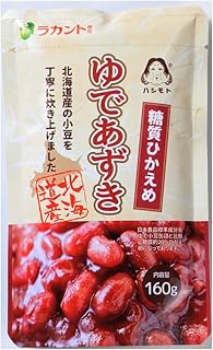 ゆであずき 糖質ひかえめ 160g 10個入り
