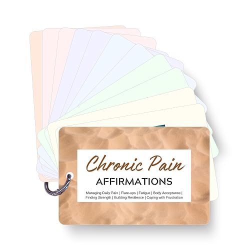 Chronic Pain Affirmation Cards for Fibromyalgia, Migraines, Arthritis, and Back