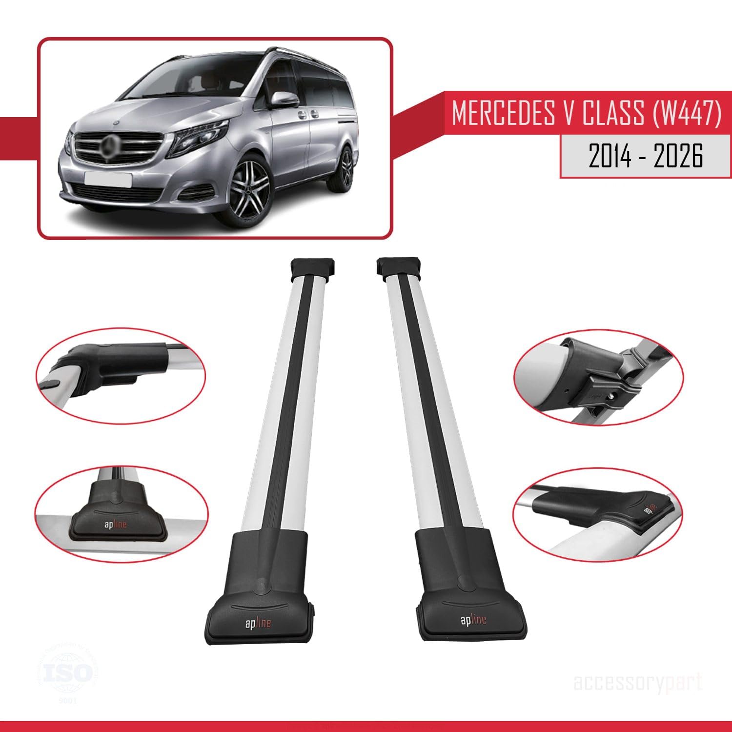 OMAC Ladekantenschutz Innen Ladekantenschutz Für Mercedes Vito W447 2014 2025 Edelstahl Zubehoer Fuer Mercedes Vito W447 2014 2025 Langlebig Einfache Reinigung Einfache Installation Rostbestaendig S0pf10gb