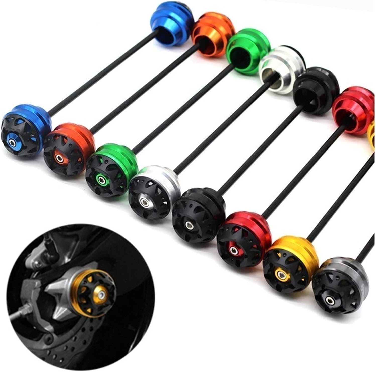 Motorcycle Accessories Motorcycle CNC Front Axle Fork Wheel Protector Crash Sliders Falling Protection for BMW R1250R R1250RT R1250RS R1250GS/Adv