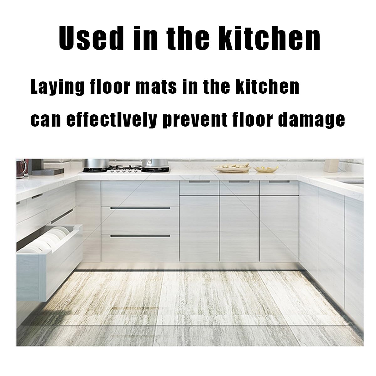 Tappeto trasparente pvc salvapavimento,Tappetino per sedie, Resistente,in Plastica,Alta resilienza,per pavimenti duri,Protezione Parquet e Pavimenti Duri,Sottomano da Scrivania,120 x 120 cm Spessore: