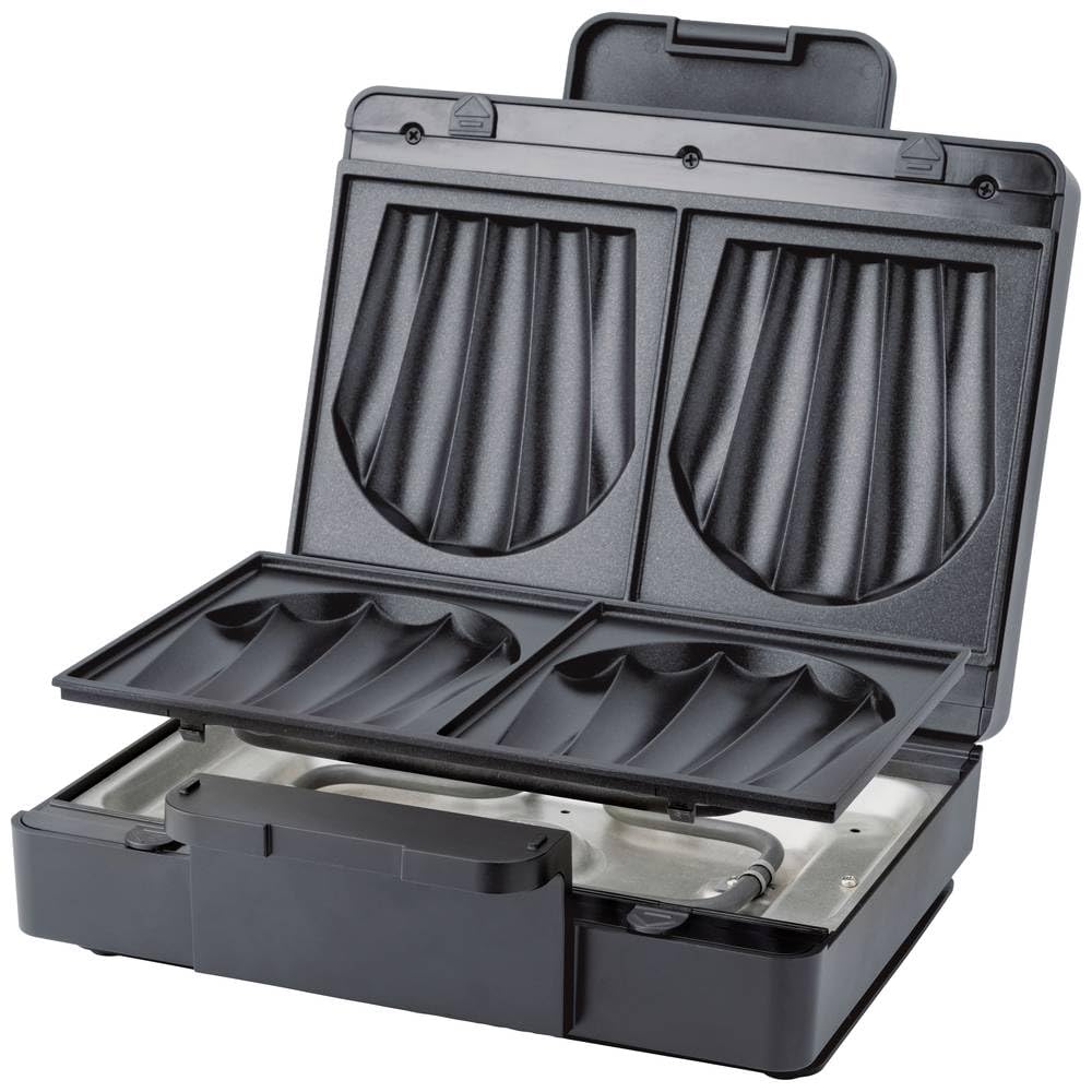 Wilfa EASY MELT Sandwichera – Sandwichera con placas extraíbles para todo tipo de pan y rebanadas grandes, doble revestimiento antiadherente, negra