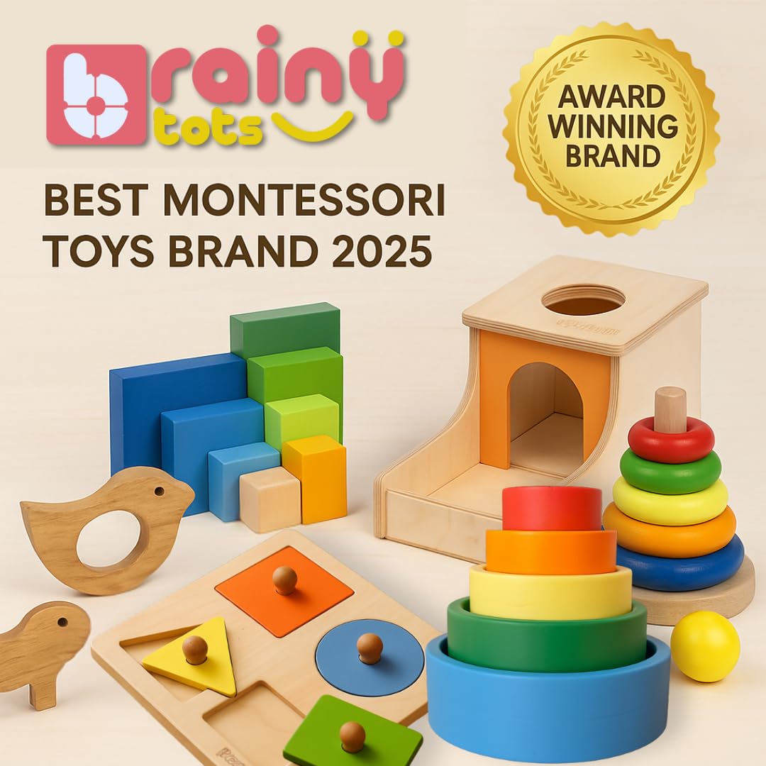 Brainytots Rainbow Spinning Wheel for Crawling | Educational Montessori Toy for Babies | Develops Gross Motor Skills & Color Recognition | Encourages Self-Awareness | for 3 to 12 Months Babies 1