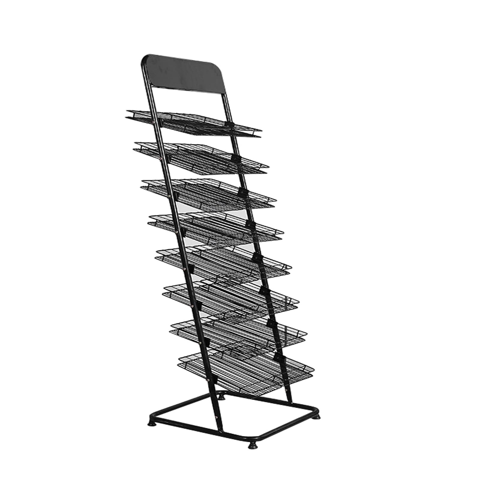 Nail Polish Display Rack Floor Standing 8 Tiers Tilted Nail Polish Bottle Metal Holder Stand Organizer Essential Oil