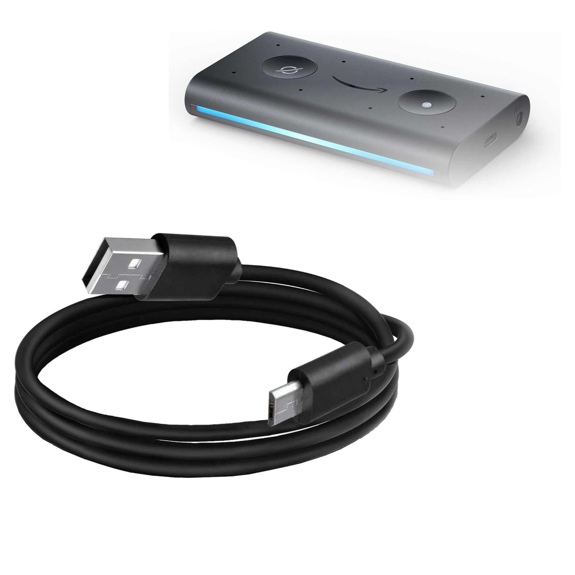 Amazon Echo ブラック USBケーブル付　O2T2V3 Amazon.com: Arzweyk Replacement Echo Dot Charger Cord Micro USB