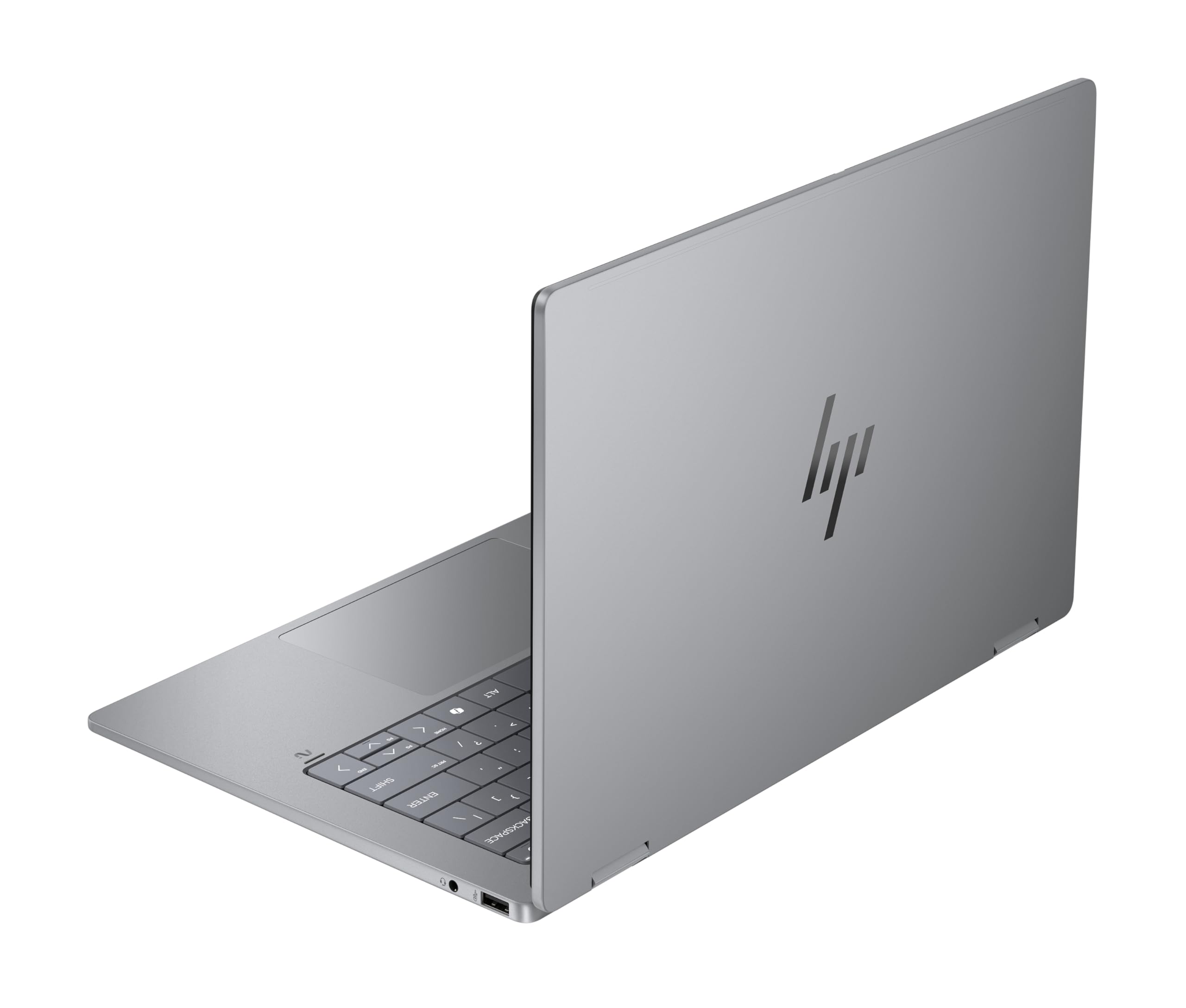 HP OmniBook X Flip 2-in-1 Laptop 14" 2K Touchscreen AMD Ryzen AI 7 16GB RAM 512GB Win11 Silber