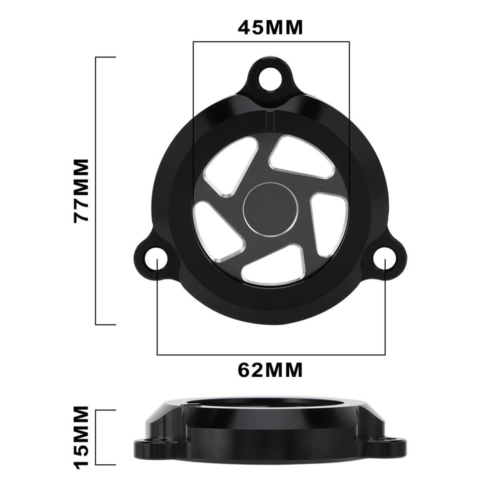 Filtr oleju motocyklowego Pasuje do Kawasaki KLX 140 2008-2022 140L 2017-2024 140G 2014-2019 Osłona filtra oleju silnikowego motocykla(Green)