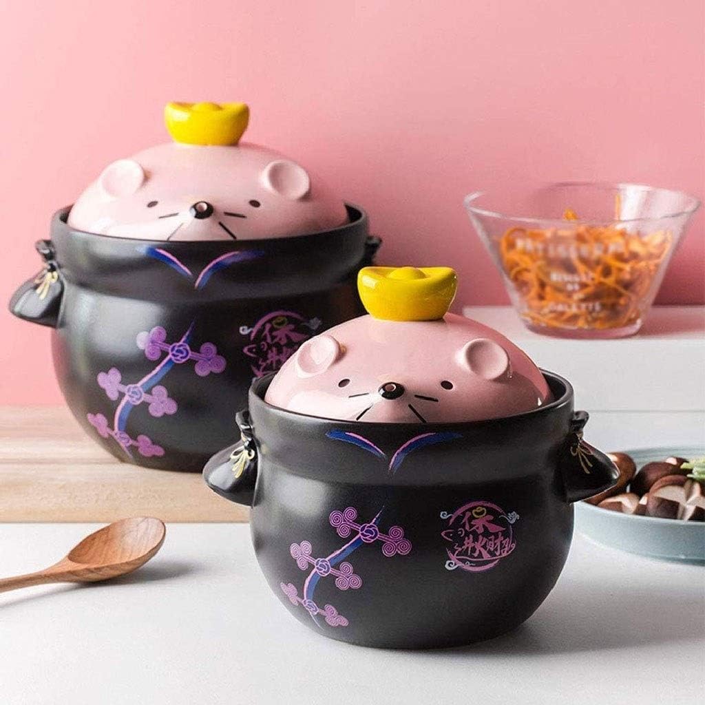 Ceramic Cookware Soup Pot Stew Clay Stockpot Earthenware