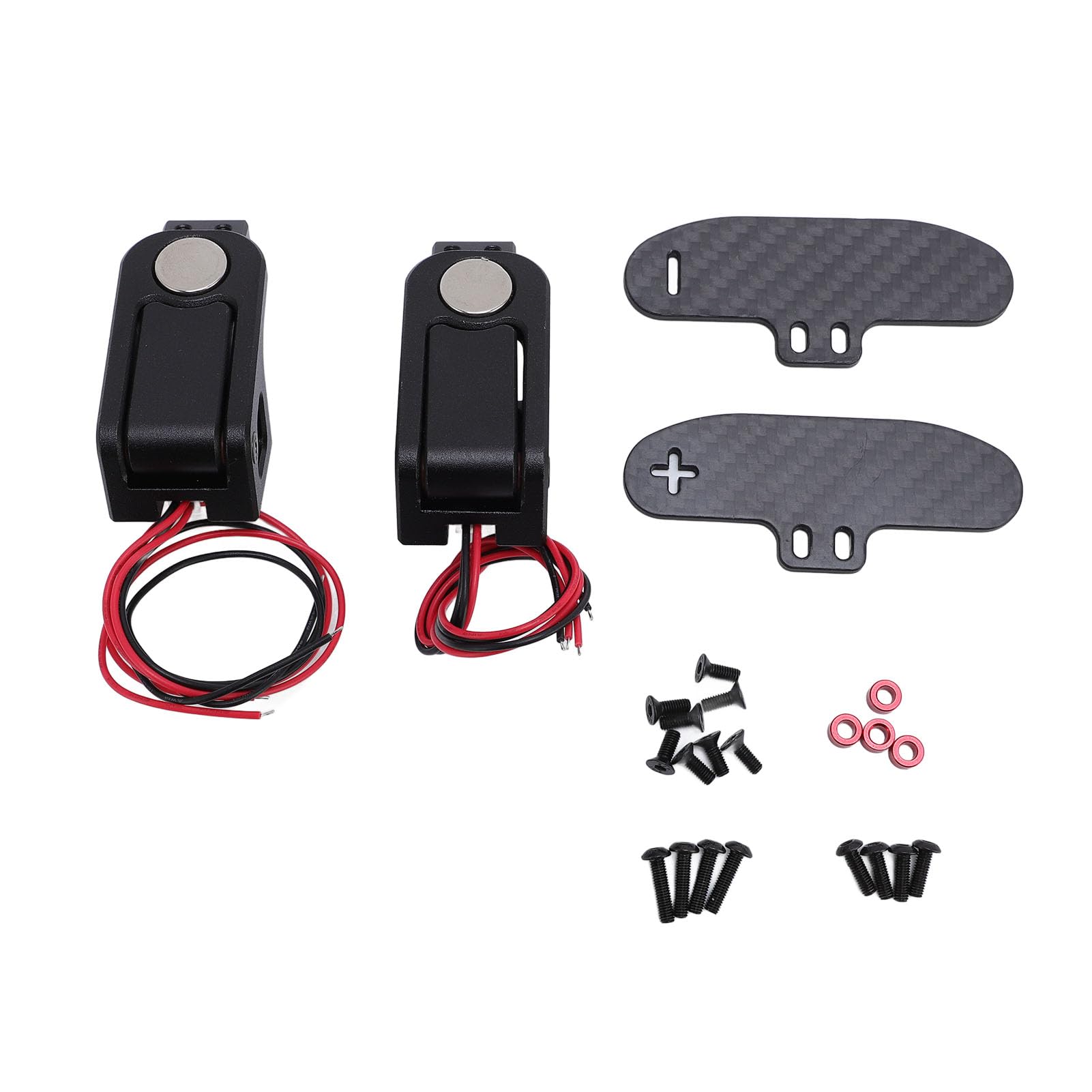 Generic Wspornik CNC ze Stopu Aluminium Magnetyczna Dźwignia Zmiany Biegów do Kierownicy Fanatec, łatwa Instalacja Łopatka Zmiany Biegów dla Graczy w Gry Wyścigowe