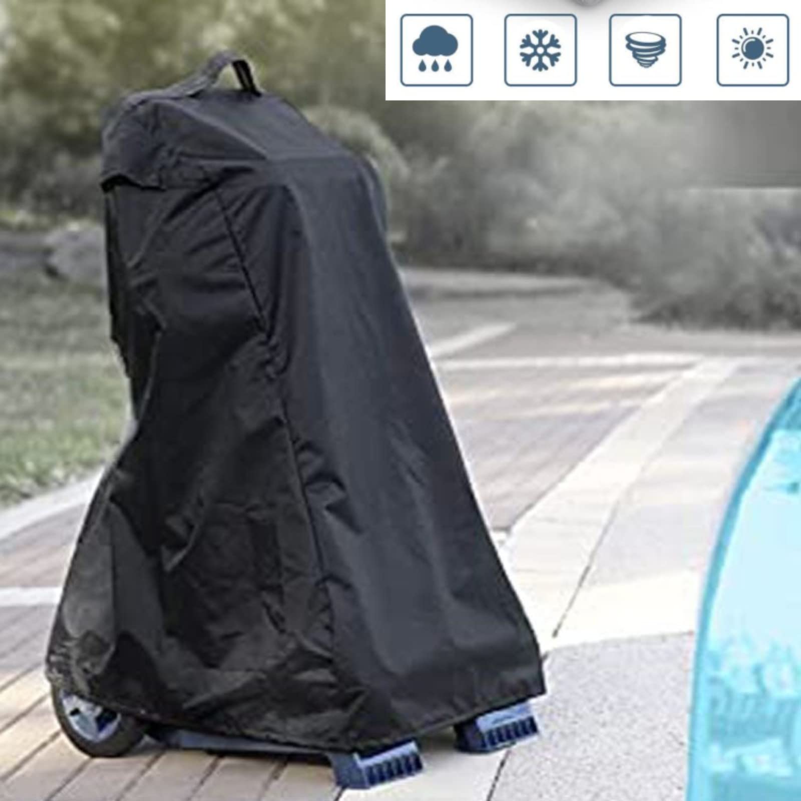 Copertura Protettiva Per Robot Piscina - Impermeabile 420D, Anti-UV, Con Coulisse - Foto 13